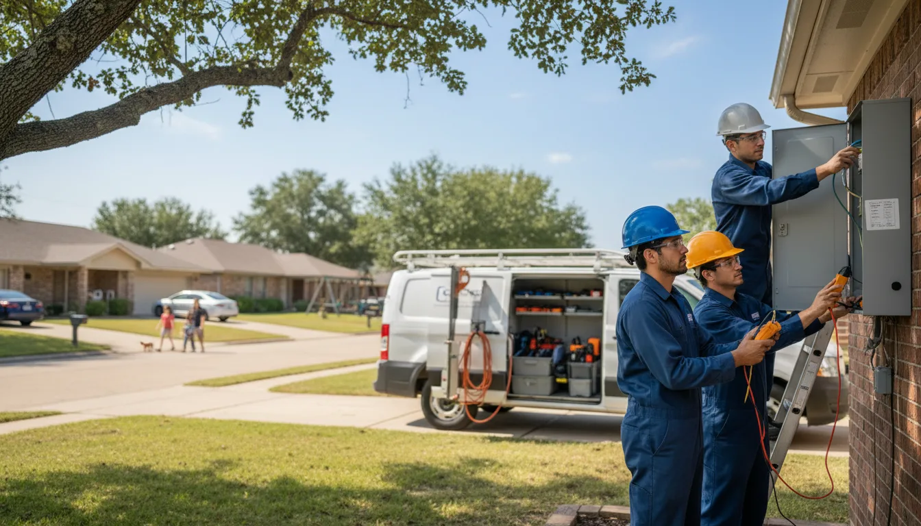 Certified electrician providing emergency electrical services in Dallas, NC